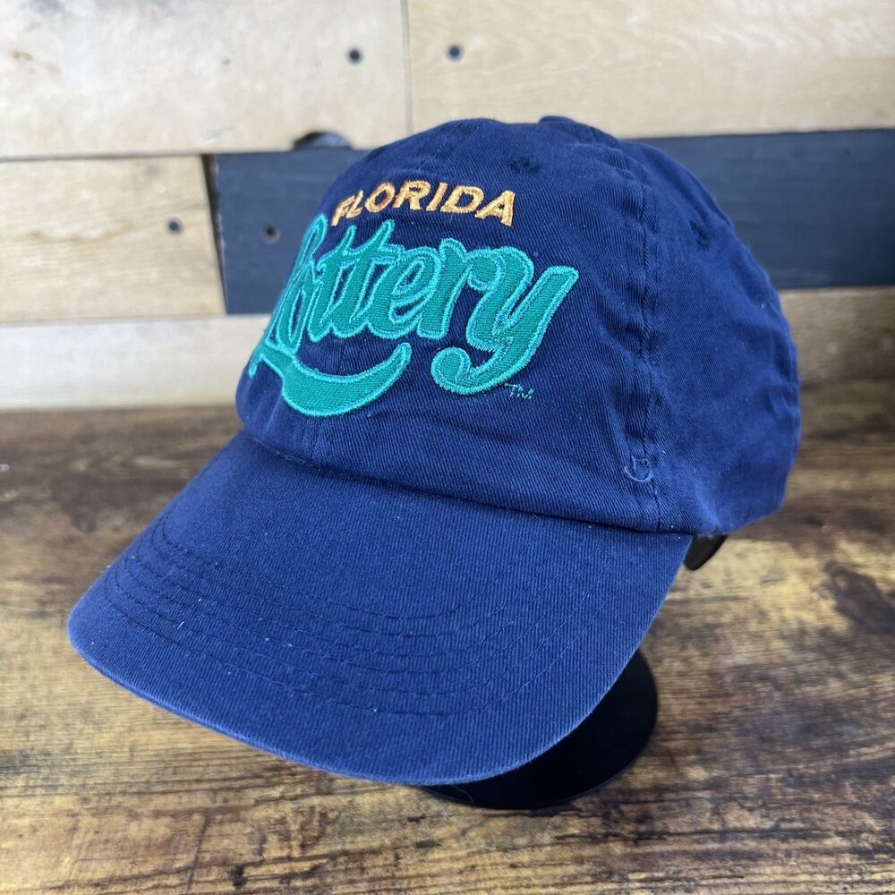 Vintage Florida Lottery Embroidered Hat Baseball Cap